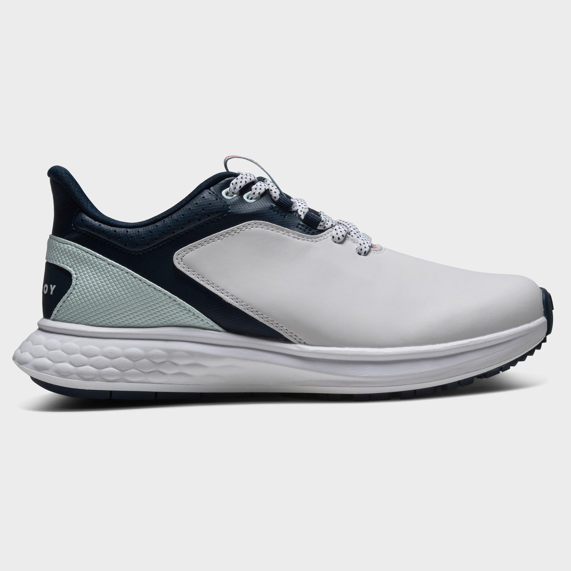 Women's FJ Pulse Spikeless Golf Shoe - White/Blue | FOOTJOY | Golf